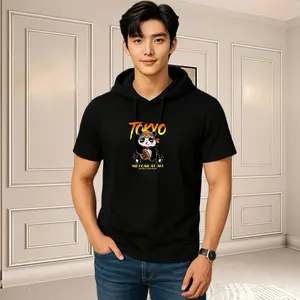 Paket hemat 3 pcs Hoodie kombinasi sablon depan belakang pria terbaru / sweater Hoodie Lengan pendek / Hoodie kupluk distro / kaos Hoodie kombinasi pria terlaris / jaket Hoodie pria wanita