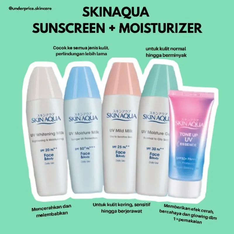 SKIN AQUA SUNSCREEN + MOISTURIZER 0