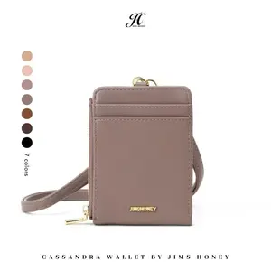 [LIVE EXCLUSIVE] JIMS HONEY - Cassandra Wallet - Dompet Leher Wanita card holder Lanyard Kartu Perempuan Cewek