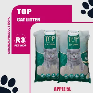 Pasir Kucing Gumpal Wangi merk TOP 5 Litter All Varian