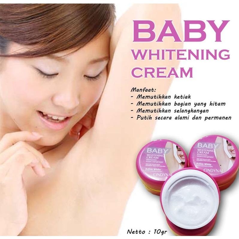 [NEW] Cindynal Baby Whitening Krim - Cream Pemutih Badan  Ketiak  Leher Pantat dan Selangkangan 7