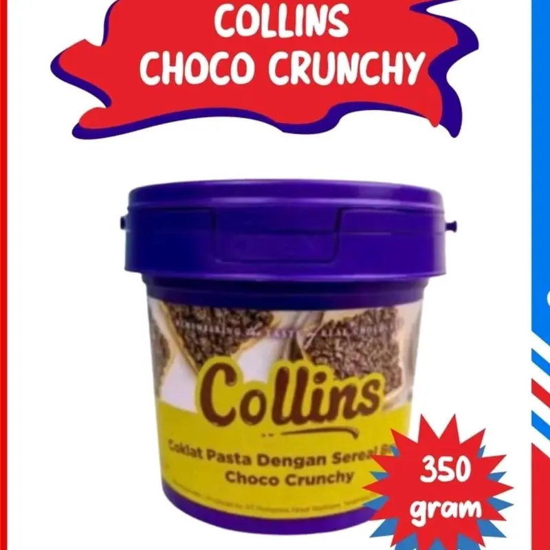 COLLINS GLAZE 300 GRAM / COLLINS 200 GRAM REPACK SEMUA RASA / COLLINS CRUNCHY 350 GRAM Ready SEMUA RASA Banana Coklat 0