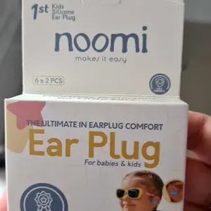 Noomi - Ear Plug Silicone | Pelindung Telinga Anak Silikon Meredakan Suara Anti Air