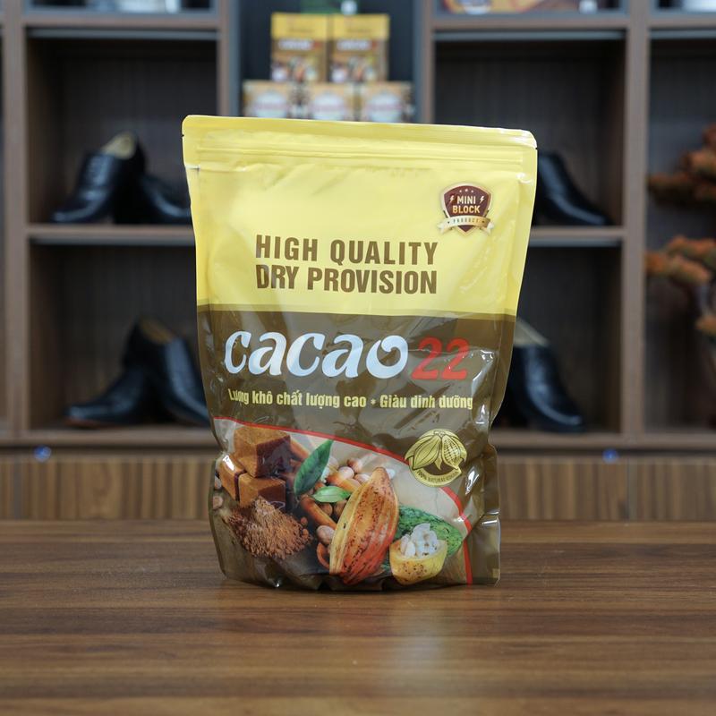 Lương khô Cacao mini dinh dưỡng túi zip 690G