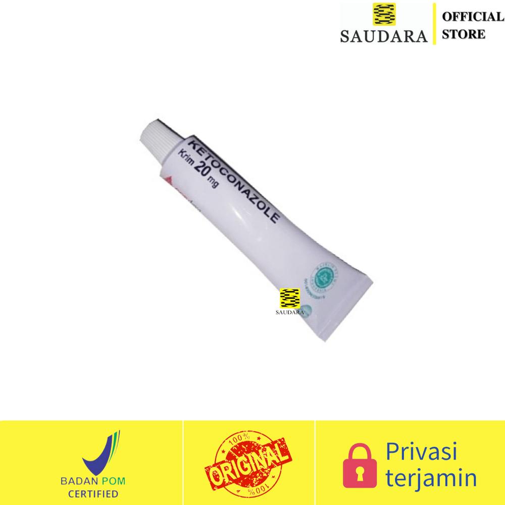 Ketoconazole Cream 2% 10gr - Salep gatal, Panu Kudis. Kurap, Kutu air