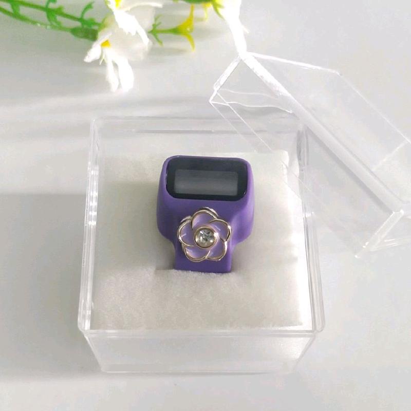 Suhannas - (FREE BUKU DZIKIR) Cincin Tasbih Digital  Muslim Motif Butterfly. 7