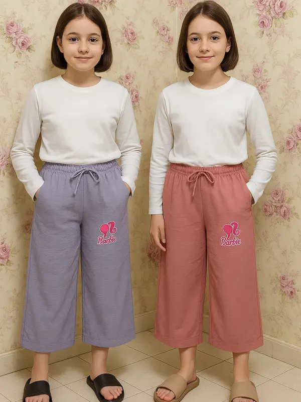 Celana Kulot Anak Crinkle Premium Model Berbie Usia 5-12 Tahun - Promo Fashion 0