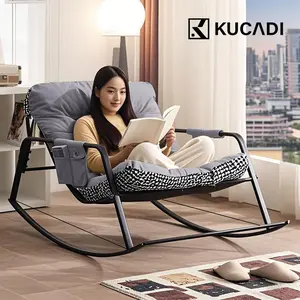 [HANRIVER & KUCADI] [Kursi Goyang Double Kursi Santai Kursi Malas] [Furniture Chairs] [Kursi Sofa Malas Kursi Tidur] [Garansi lima tahun]