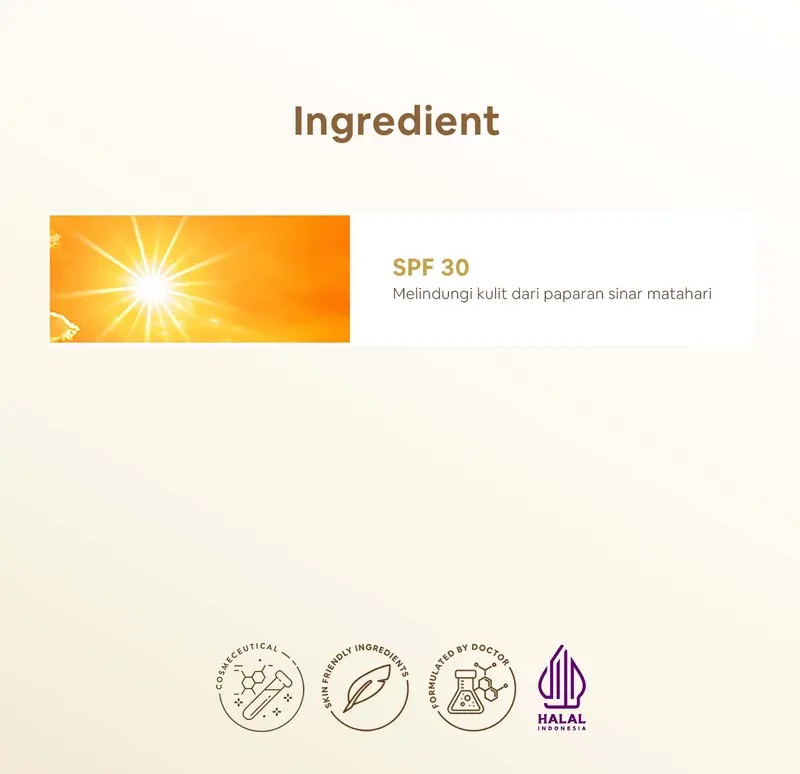 Ella Skincare Day Cream SPF 30 with UV Protection - Melindungi Kulit dari Sinar Matahari, Aman utk Semua Jenis Kulit 2