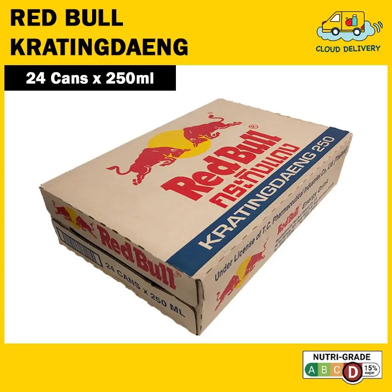 Red Bull Kratingdaeng Energy Drink (24 x 250ml) , [VIETNAM]