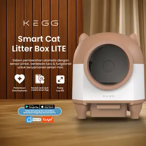 KEGG Smart Cat Litter Box LITE - Toilet Kucing Otomatis | Self Cleaning Automatic App Pet Sensor Peliharaan