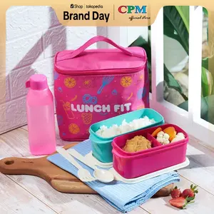 [COD] [TERMURAH] CPM Jennie Lunch Box Set of 5 Garpu Makan