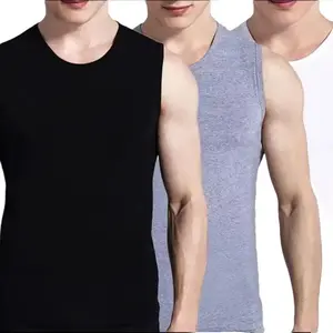 PROMO!!! Paket Hemat 3 PCS Kaos Singlet Dewasa Pakaian Dalam Pria Polos Model Slim Vit by RIZKI.ZEA galery singlet