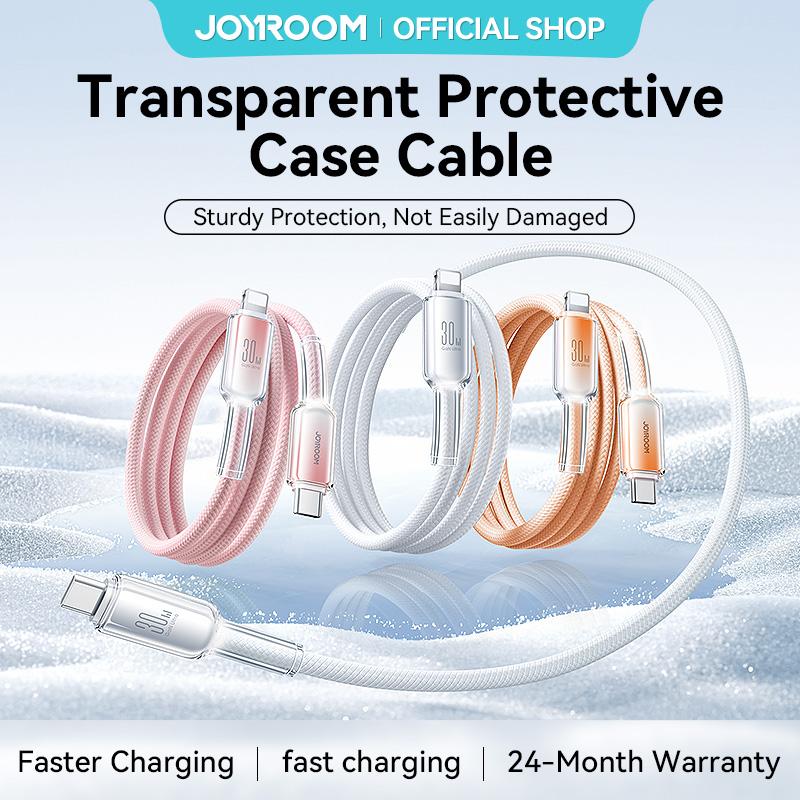  Cáp dữ liệu sạc siêu nhanh PD3.0 JOYROOM 30W   60W Tương thích với MacBook iPhone 8 ~ 17 Xiaomi Huawei Samsung Máy tính xách tay Truyền tốc độ cao 480Mbps 5000 uốn cong Bao gồm quản lý cáp Mẫu: A42 