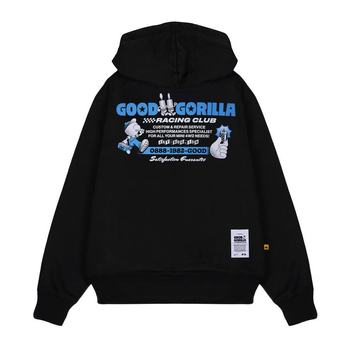 Gambar House of Smith X GOD Sweater Hoodie Pria - Good Gorilla Service Oversized Hoodie dari HOUSE OF SMITH Kab. Bandung Tokopedia