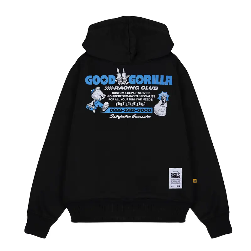 House of Smith X GOD Sweater Hoodie Pria - Good Gorilla Service Oversized Hoodie 0