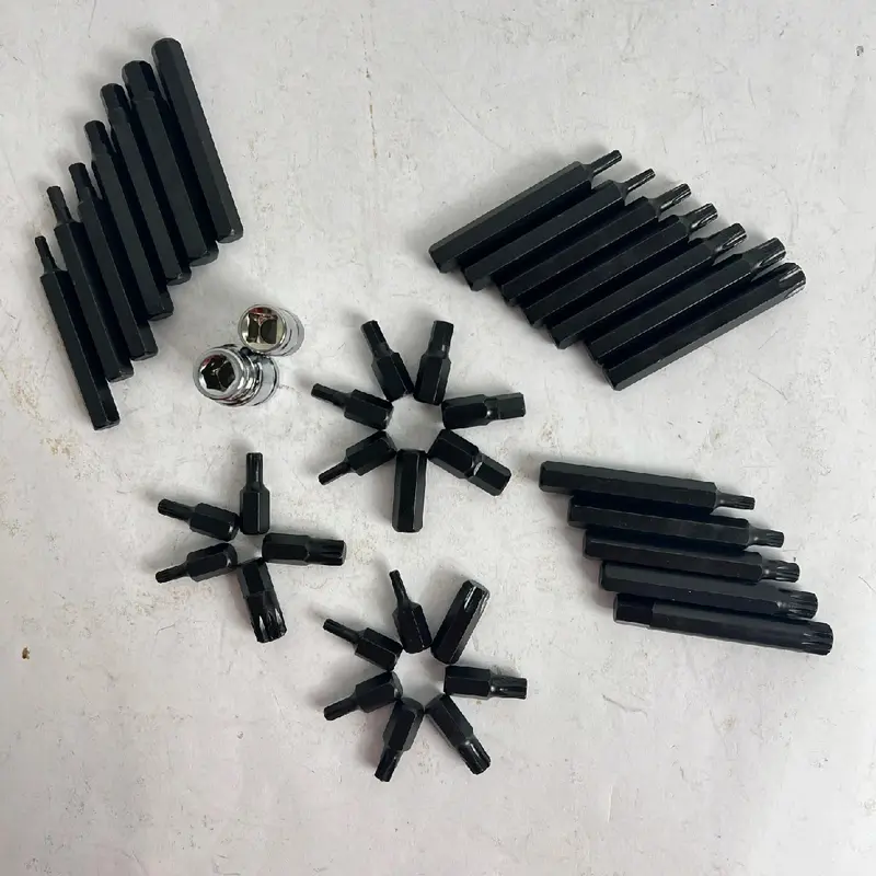 APR Mata Kunci L Bintang 10MM Bit Star Hex Spline Set 40PCS garansi 5thn 5