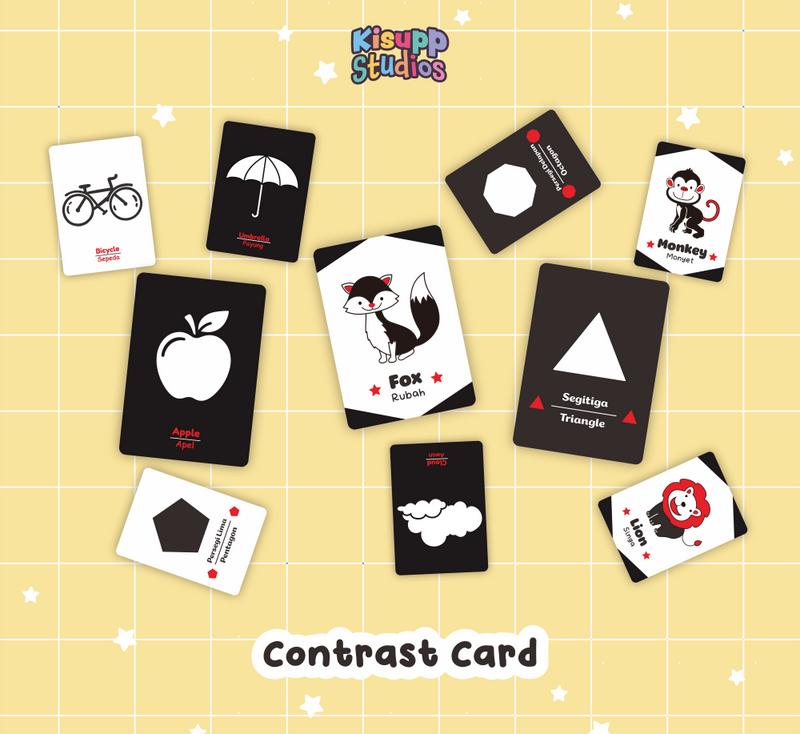 Produk Flashcard Contrast Card - Shop | Tokopedia