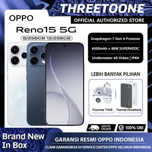 [Official Store] OPPO Reno15 5G (8/256GB)(12/256GB) — Garansi Resmi OPPO  Indonesia