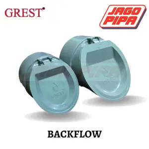 Backflow Valve Grest 3 4 Inch PVC / Back Flow Valve Anti Bau & Tikus Masuk Katup Pembuangan Fitting