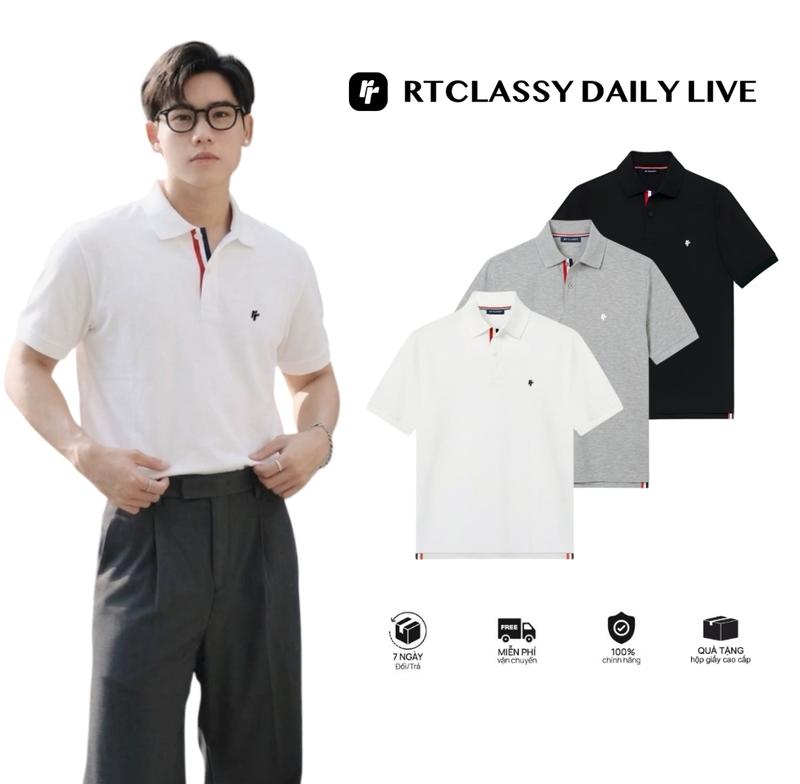 Áo Polo RT CLASSY Basic V2 Premium Full Box Form Regular Vải Cotton Pique Chống Nhăn
