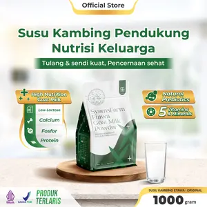 Goata - Ternak Syams Susu Kambing Bubuk Rasa Original 1 Kilogram | ASMA ISPA Radang Paru Paru