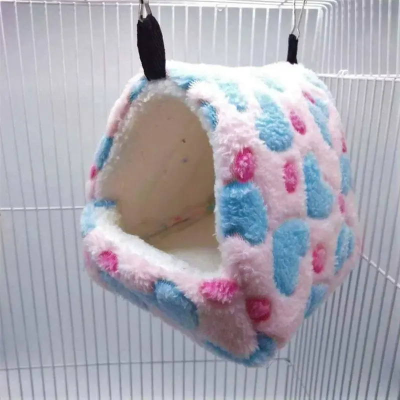 Túi Ngủ Cotton Cho Hamster, Tổ Sóc, Vẹt Đuôi Dài, Thoải Mái, Ấm Áp, An Ninh, Tam Giác 2