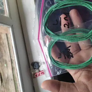 Sumbu lilin warna hijau meteran