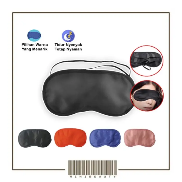 Penutup Mata Polos Masker Tidur Penutup Mata Eye Cover Mask 2