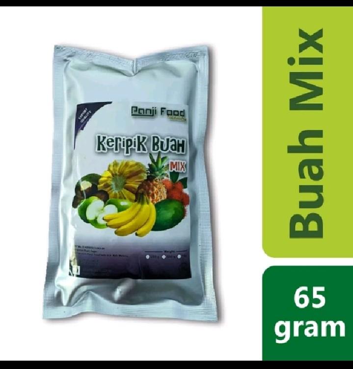 Product Introduction of Keripik Buah Mix Kualitas Ekspor Panji Food kemasan ekonomis 65gram Snack Kerupuk Kering Cemilan 5