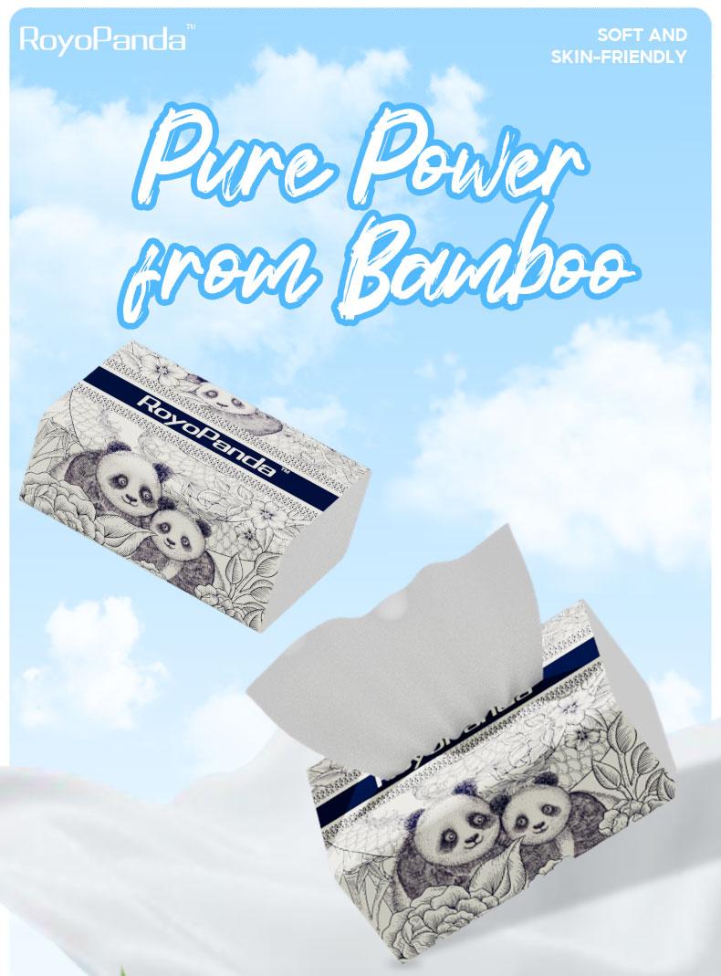 【16 Packs】RoyoPanda Tissue Soft Original Bamboo Pulp 4-Ply Soft Facial Tissue 296 Sheets 140×175mm Best Choice for Wedding Goodies Tissue & Doorgift for home, royotissue 【16 Packs】RoyoPanda Tissue Soft Original Bamboo Pulp 4-Ply Soft Facial Tissue 296 Sheets 140×175mm Best Choice for Wedding Goodies Tissue & Doorgift for home, royotissue