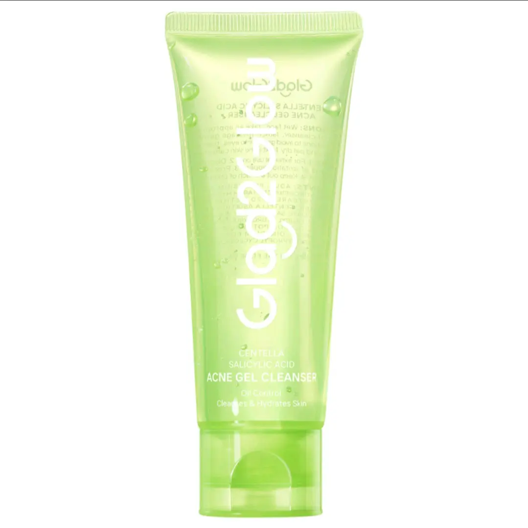 Glad2glow Centella Salicylic Acid Acne Gel Cleanser