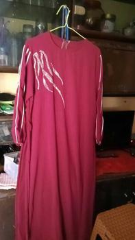 Product Review of Azkya Dress  Gamis Cringkle Airflow mix Swarosky premium Wanita Muslim Kain Crinkle Flowy Nyaman Panjang Wudhu Lebaran Simple from S** L**️ 3