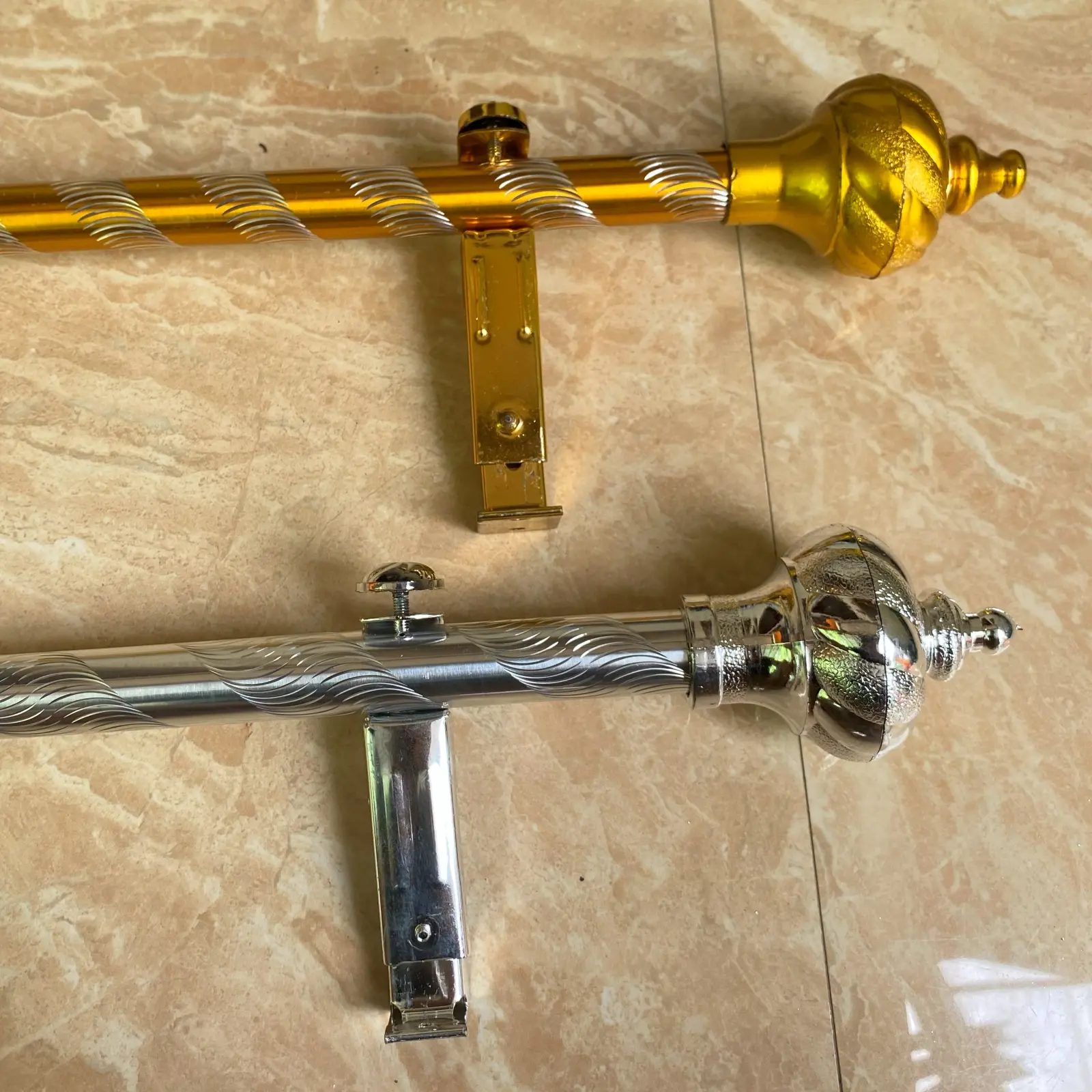 besi tiang gorden rollet set aksesoris pelengkap tirai rumah