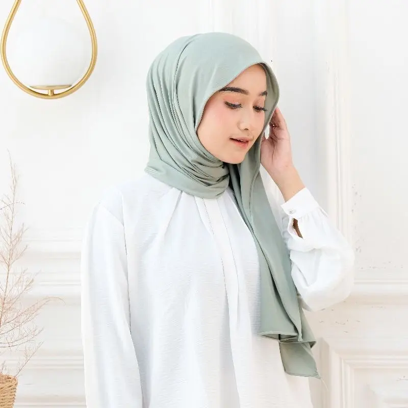 PASHMINA KAOS RAYON SUPER PREMIUM/ PASHMINA TURKI//PASHMINA RAYON OMAN/PASHMINA STYLE TURKEY SHAWL Muslim Panjang Jilbab pashmina dubai shawl 6