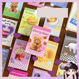 [TS] PERSEGI STIKER 50Pcs Retro Sticker Deco Cute DIY Buku Jurnal Scrapbook MURAH