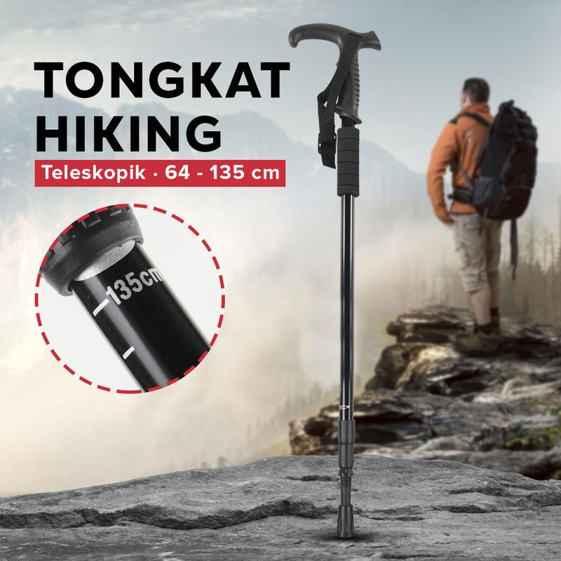 Alat Bantu Mendaki Alpenstocks Climbing Tool - Black 0
