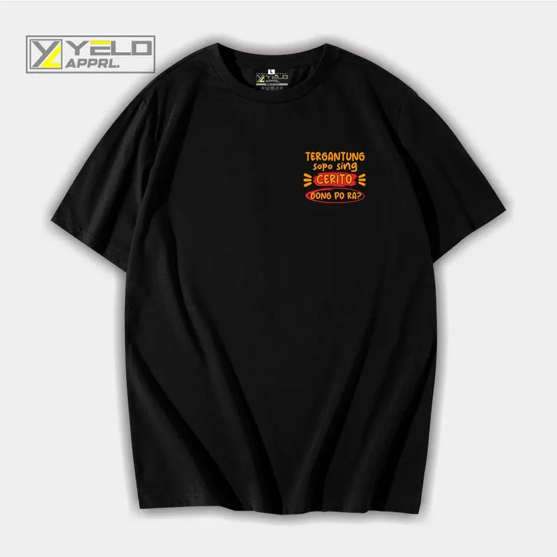 kaos katun apik elek e menungso cotton combed 24s dtf Lembut Nyaman 4