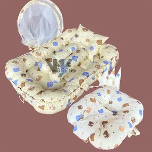 CUCI GUDANG Kasur Bayi Kelambu Baby Nest Set Bantal Guling FREE SOFA BAYI SABUK PENGAMAN