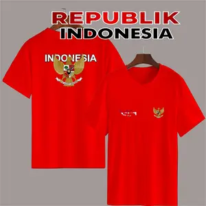 kaos RI  Depan belakang Indonesia bisa cod