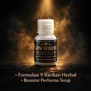 Pil GENI WISESA 9 Herbal – Booster Performa Perkutut Lomba 25 Butir