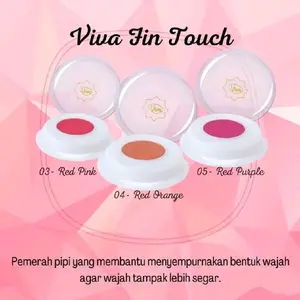 VIVA fin touch 2 gr - blush on viva Wajah Pemerah Peach Cheek