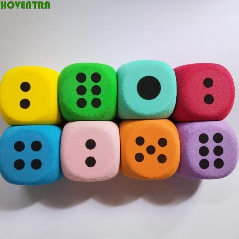 HOVENTRA 1 cái Mới 60/80mm Xúc xắc chấm Bọt lớn Dụng cụ hỗ trợ học tập Xúc xắc…