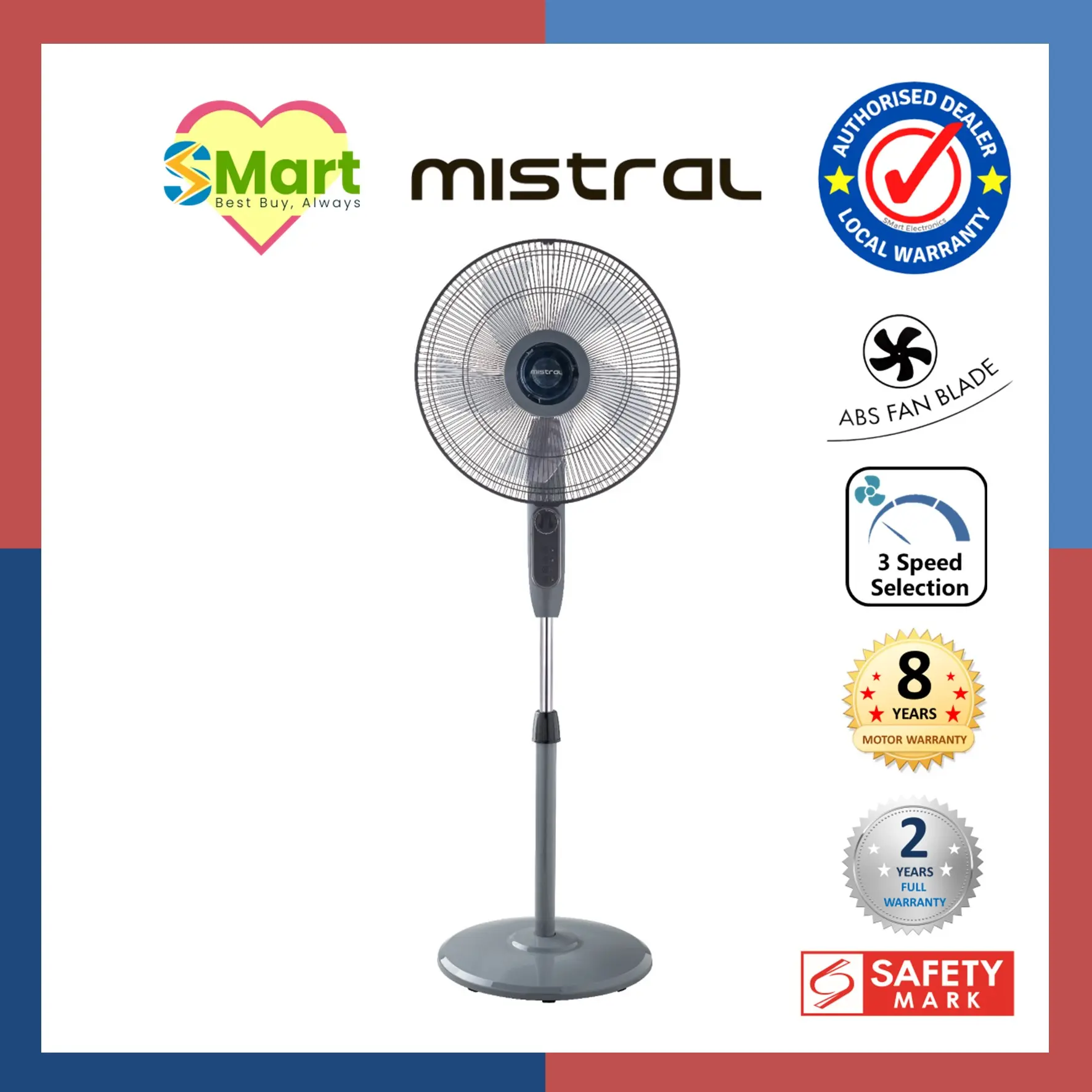 Mistral 16" Stand Fan MSF1633 standing fan