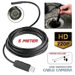 Kamera Endoscope 3.5 Meter Resolusi Tinggi waterproof Original - Black
