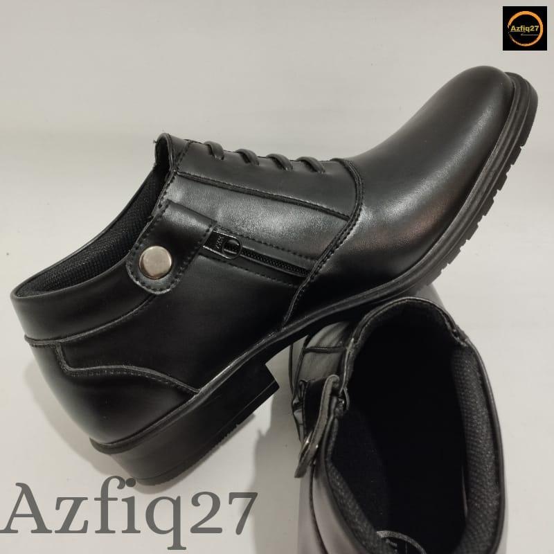 Product Introduction of Sepatu Pdh Terbaru Model Tali Mati Pengencang Resleting YKK Original Azfiq27 #7 Dop 22
