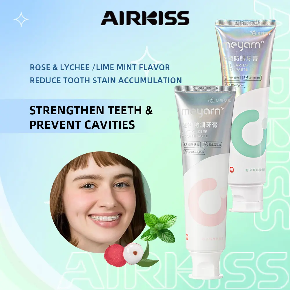 MEYARN 1450ppm Fluoride Toothpaste Strengthen Teeth Clean & Fresh Mouth Prevent Cavities 110g Oral
