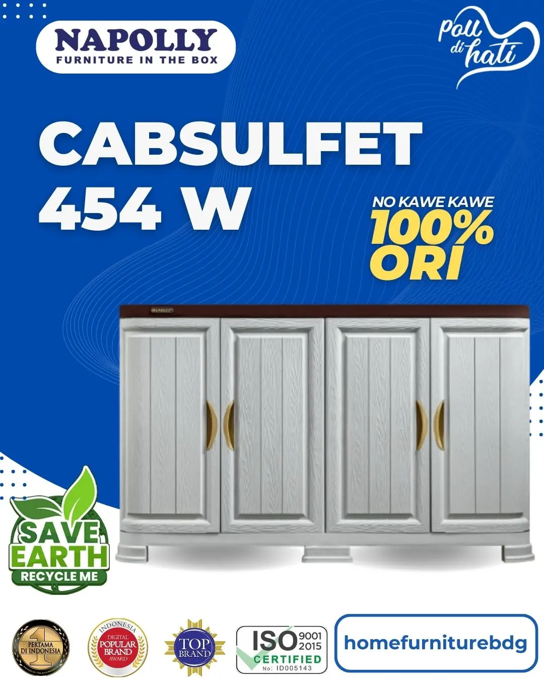 Napolly Lemari Buffet (CABSULFET 454 P)   Furniture