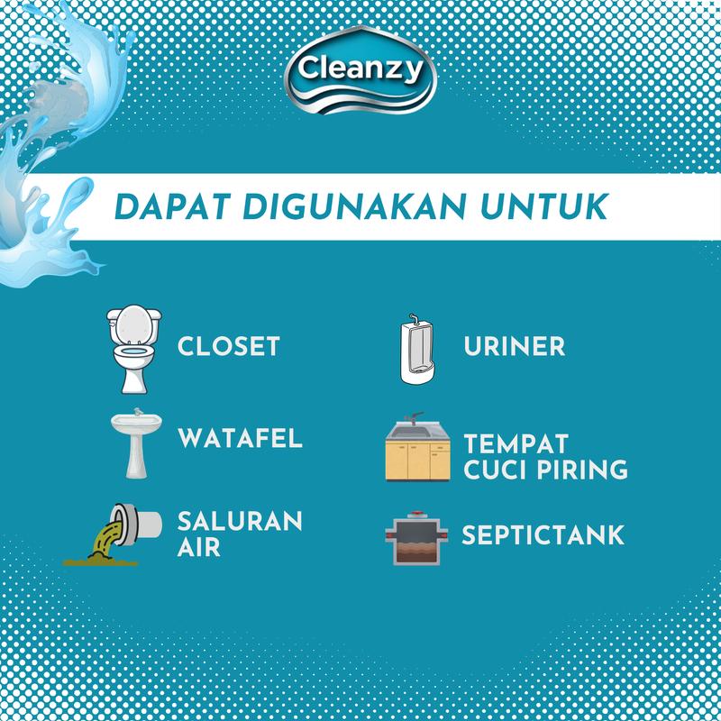 Product Introduction of Paket Combo 2 Botol Cleanzy Bio Tank Solusi Septictank Penuh dan Cleanzy Anti Sumbat Solusi Pipa Tersumbat saluran tersumbat 17