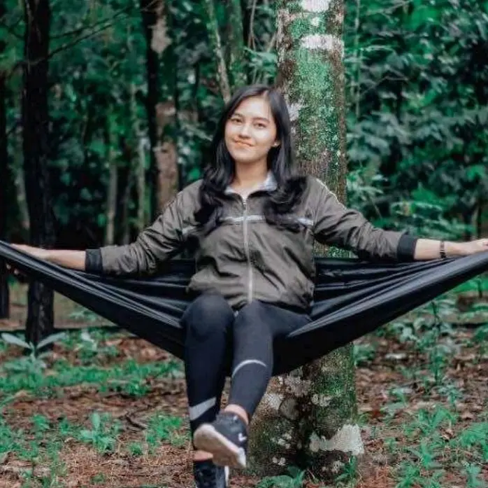 Hammock Matahari Dewasa BLACK/ HAMMOCK Ayunan Gantung Beban Maks 150 kg / Ayunan TIDUR Gantung camping Single Include Tali 2 pcs